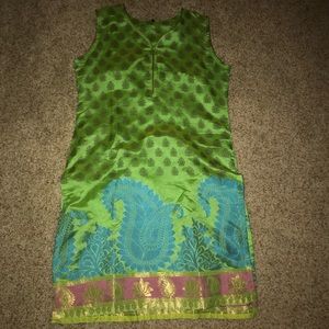 TRADITIONAL INDIAN Women’s Knee-Length Kurti Sz 34
